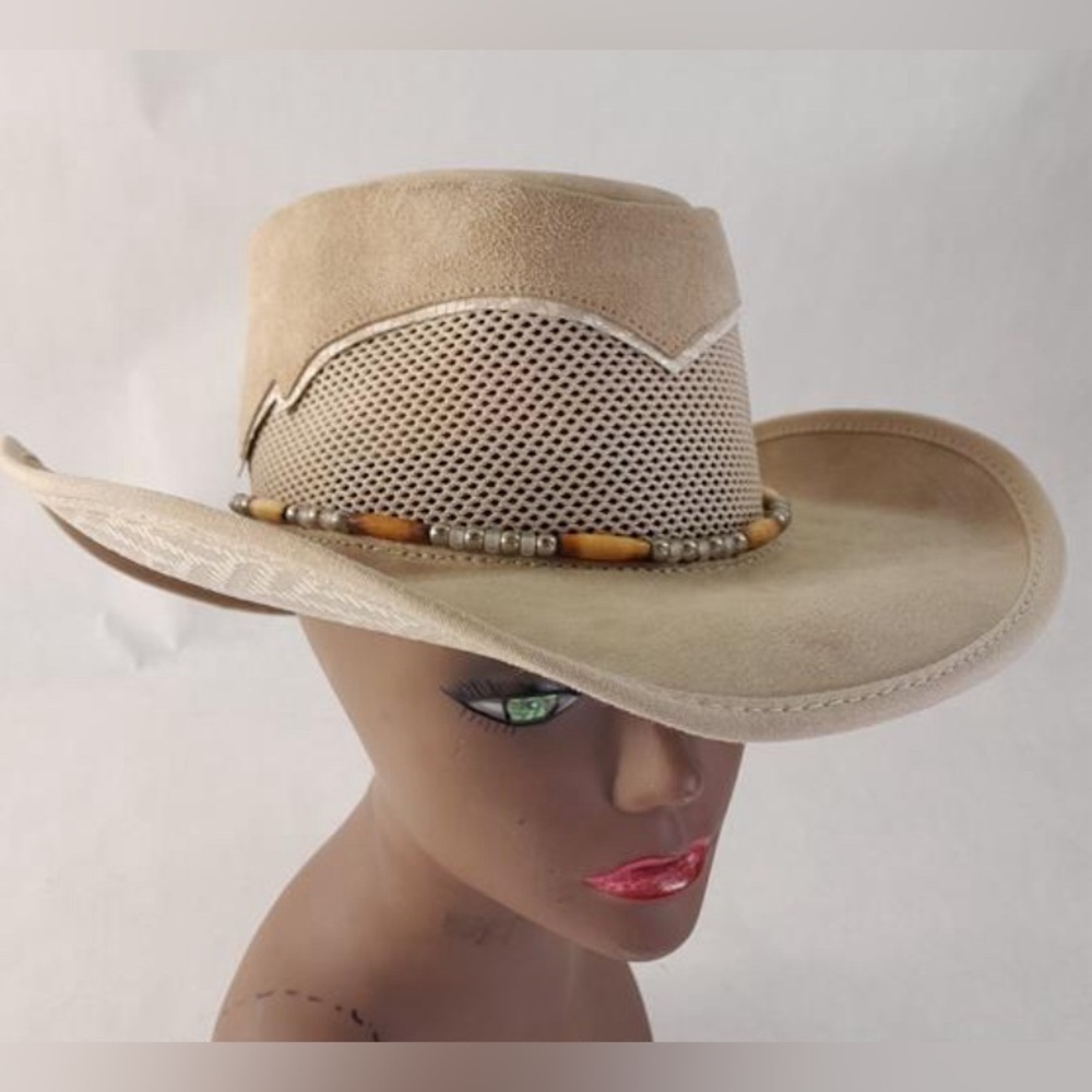 NWT American Hat Makers  Cheyenne | Womens American Leather Cowgirl Hat 7 1/8